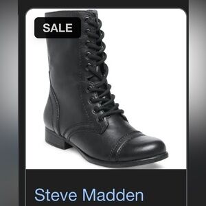 Steve Madden Men's Black Leather Boots